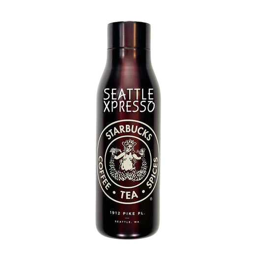 Starbucks Pike Place Original Logo Stainless Steel Water Bottle