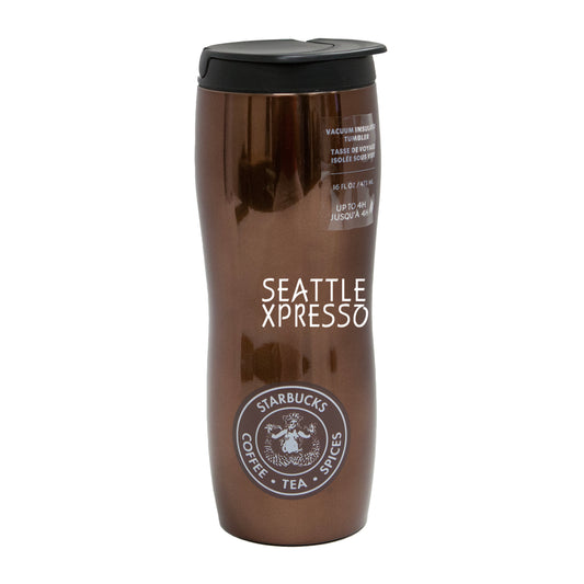 Starbucks Pike Place Stainless Steel Brown Concord Tumbler