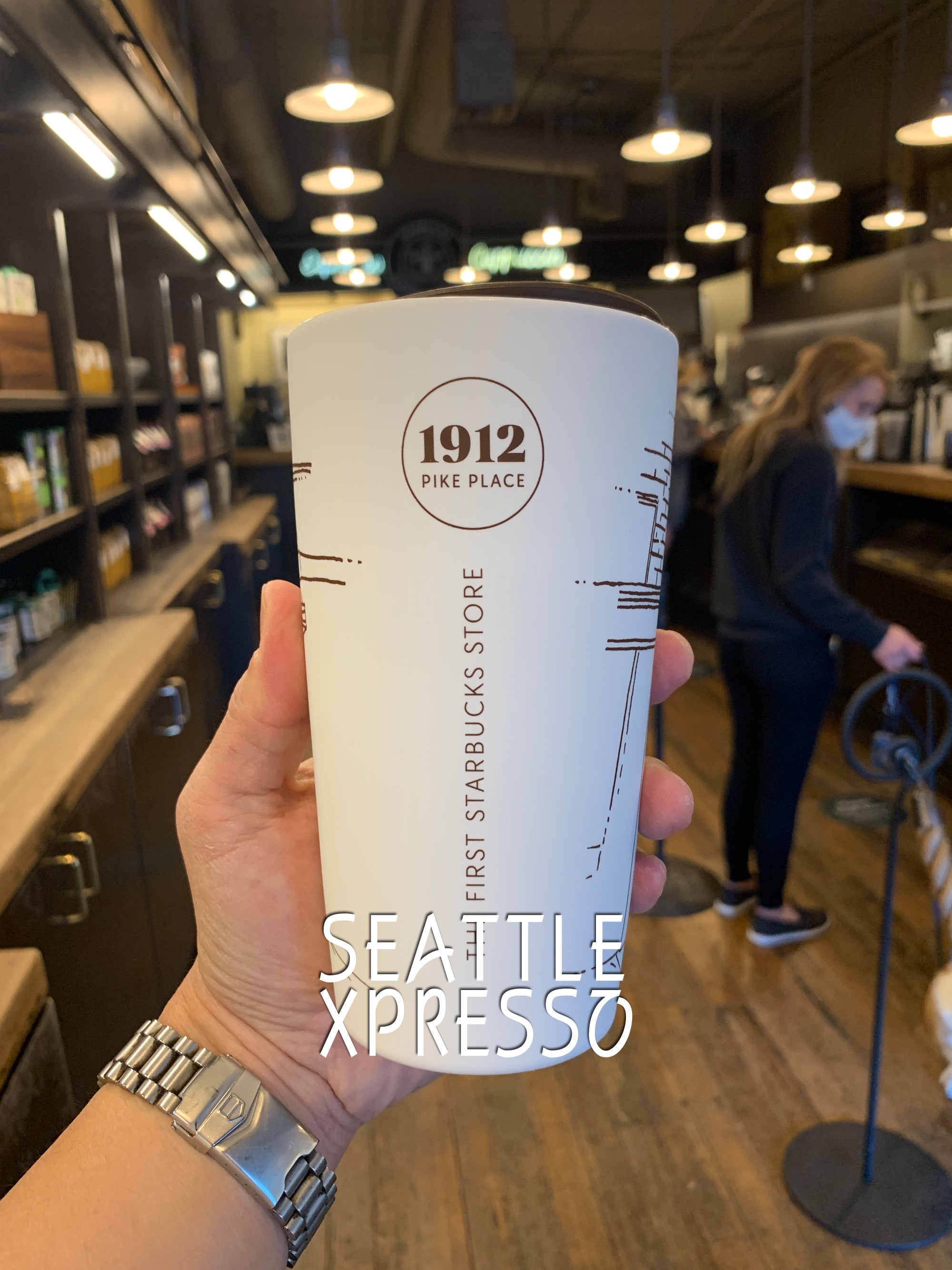 Starbucks hotsell Amber Pike Place Soft Touch Tumbler