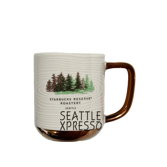 Starbucks Reserve Roastery Seattle Evergreen Ceramic Rib Coffee Mug