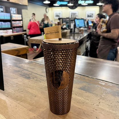 Starbucks Pike Place Market Siren Bling Plastic Cold Cup