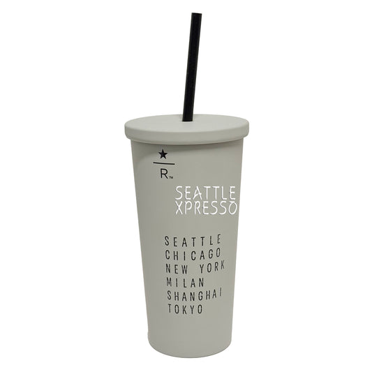 Starbucks Reserve Roastery Global Ticker Stainless Steel Cold Cup