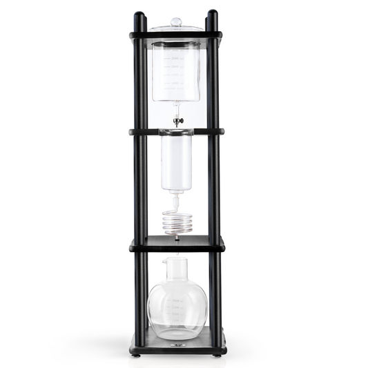 Yama 25 Cup Cold Brew Tower Straight Black Wood Frame (100oz)