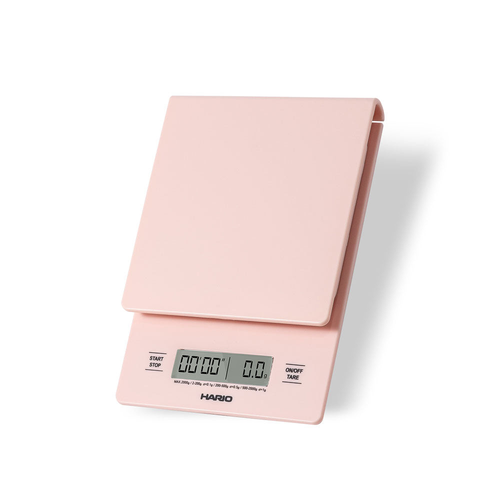 Hario V60 Drip Scale and Timer - Matte Pink