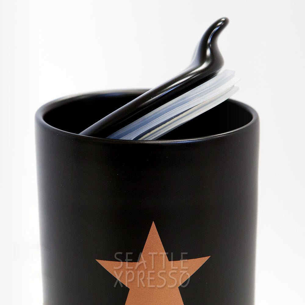 Starbucks Reserve Double Wall Ceramic Travel Mug Black